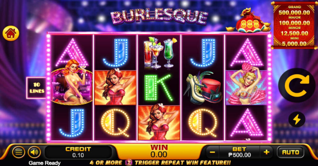 Burlesque 2 Flat Top Jackpot