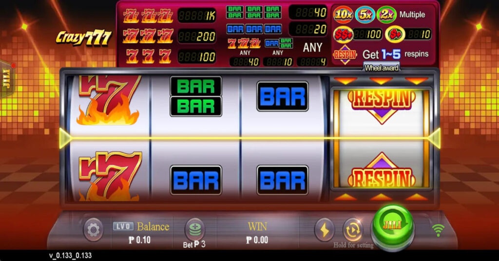 Crazy 777 Classic slot machine