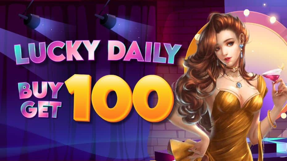 Lucky Daily Buy 100 Get 100