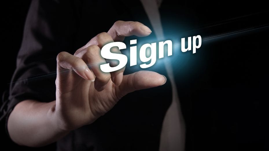 What to remember when signing up